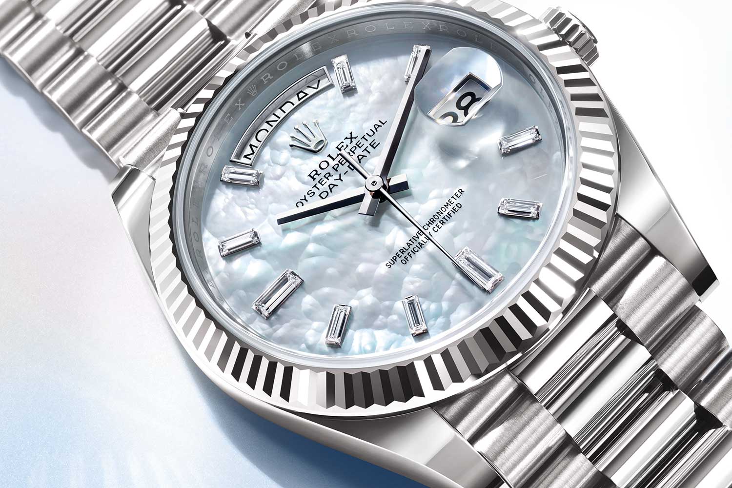 Rolex Oyster Perpetual Day-Date 40 in white gold