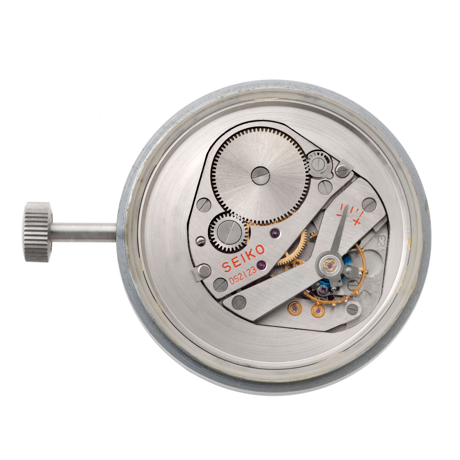 Seiko's entry to the Le Concours chronométrique de l`Observatoire de Neuchâtel with movement number 052123, which ranked 13 that year; the movement number is clearly seen here (Image: Grand Seiko)