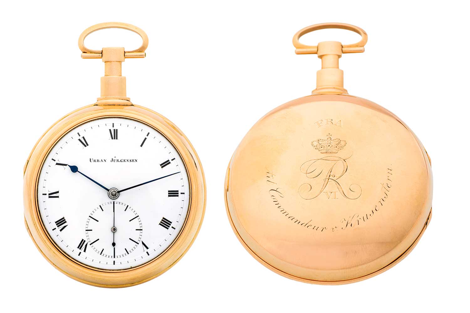 Urban Jürgensen “The Krusenten”Chronometer Rose Gold No. XI, circa 1812 (Image: Antiquorum)