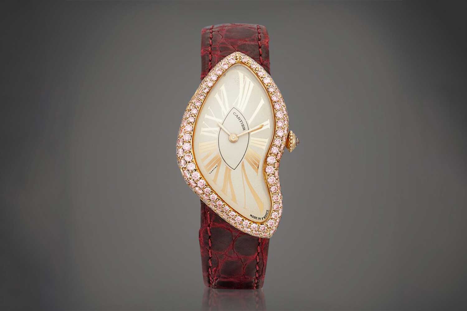 A pink gold specimen set with pink diamonds, circa 2001 (Image: Sotheby‘s)