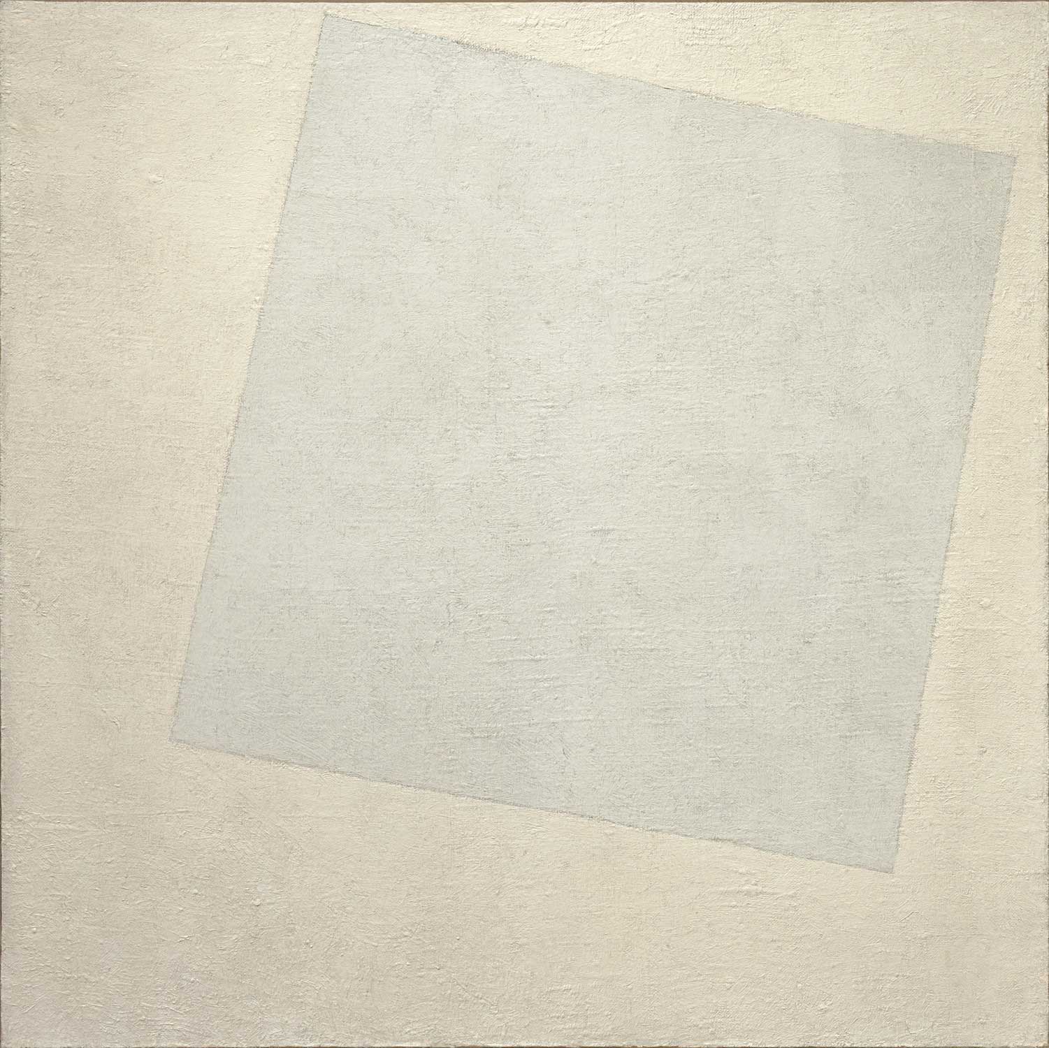 Kazimir Malevich Suprematist Composition: White on White 1918 (Image: moma.org)