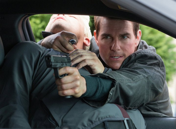 Tom Cruise in Jack Reacher Never Go Back.