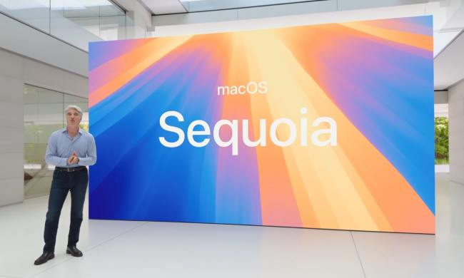 macOS Sequoia being introduced by Apple's Craig Federighi at the Worldwide Developers Conference (WWDC) 2024.