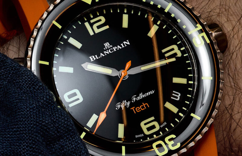 Blancpain&rsquo;s Latest Fifty Fathoms Tech 45mm Gets A Pop Of Orange
