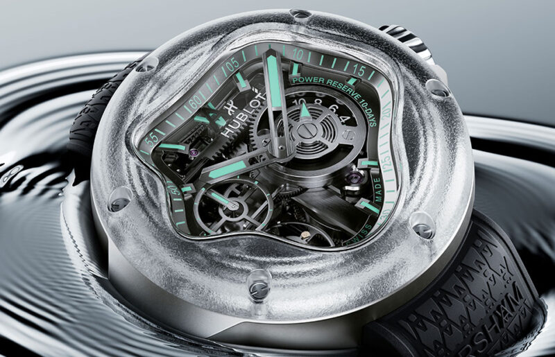 Daniel Arsham Debuts His First Wristwatch Design For Hublot In The MP-17 Meca-10 Arsham Splash Titanium Sapphire