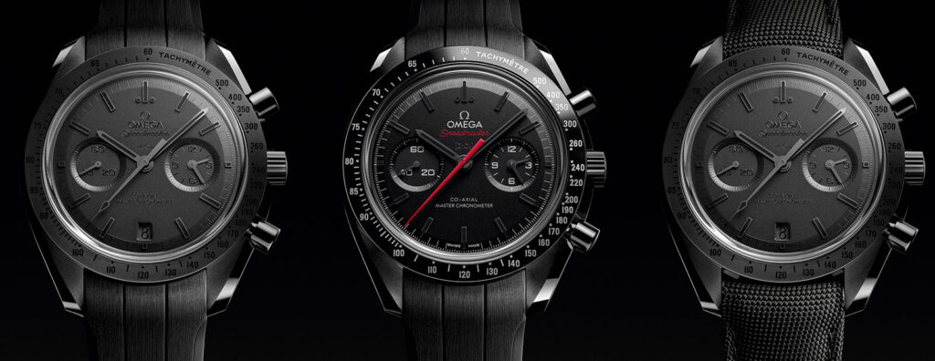 Omega Expands the Dark Side of the Moon Legacy with Seven New Ceramic Speedmasters