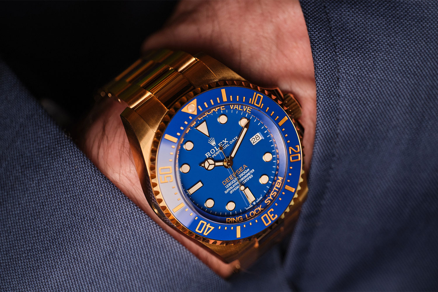 Rolex Oyster Perpetual Deepsea in 44mm yellow gold. Image: Revolution ©