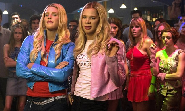 Shawn and Marlon Wayans pose as white women in White Chicks.