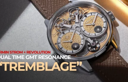 Armin Strom × Revolution Dual Time GMT Resonance “Tremblage”